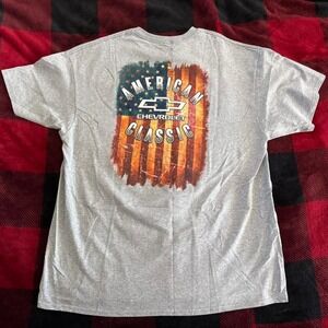 Chevrolet American Classic Graphic T Shirt‎ Grey Men's Size M GM Licensed